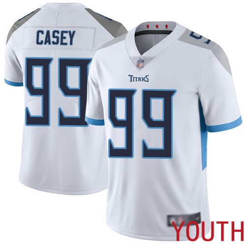 Tennessee Titans Limited White Youth Jurrell Casey Road Jersey NFL Football 99 Vapor Untouchable